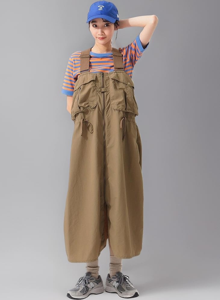 BEAMS BOY/ナイロン フィッシング ベスト アレンジ ワンピース BEAMS BOY（ビームスボーイ）の「ナイロン フィッシング ベスト